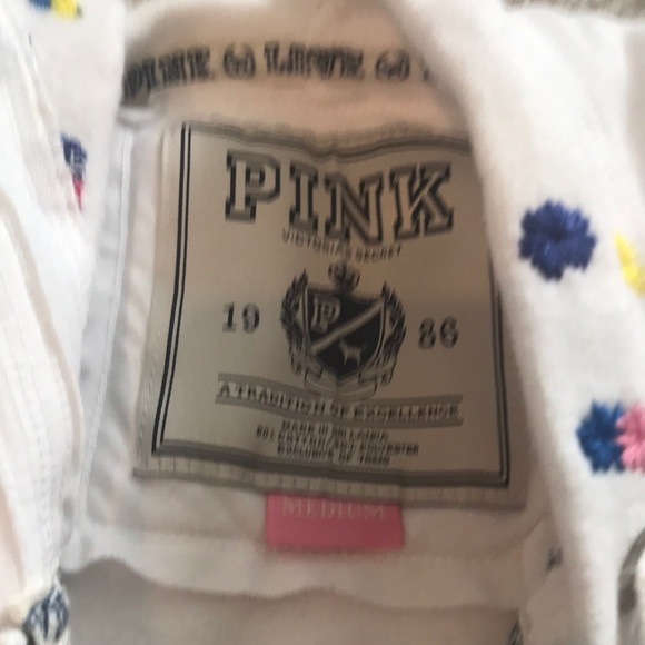 Victoria’s Secret pink zip up sweatshirt and tee - Picture 3 of 6